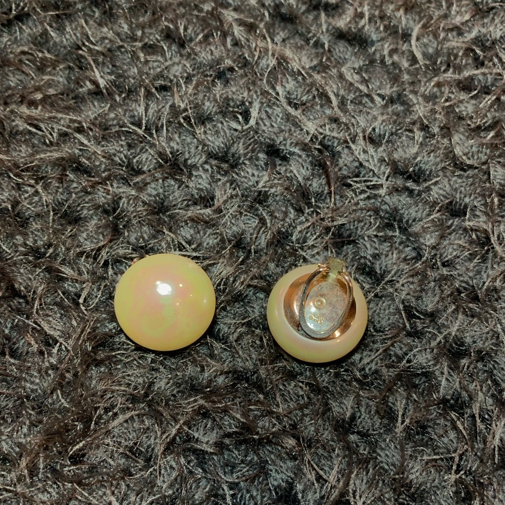 Dior Pearl Clip On Earrings
